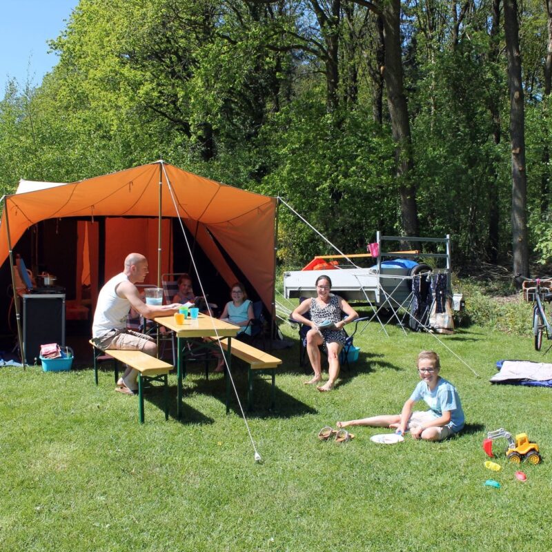 kampeerplaats comfort kampeerplaats comfort in Drenthe bij camping Tikvah
